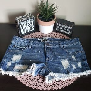 Hippie Laundry Distressed Shorts